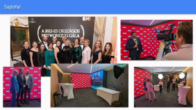 Digitális sajtófal rendezvényre